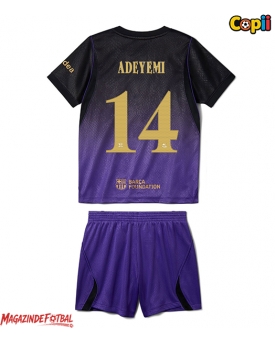 Barcelona Karim Adeyemi #14 Echipament de Fotbal Replică 2026-27 Copii Deplasare (+ Șorturi)